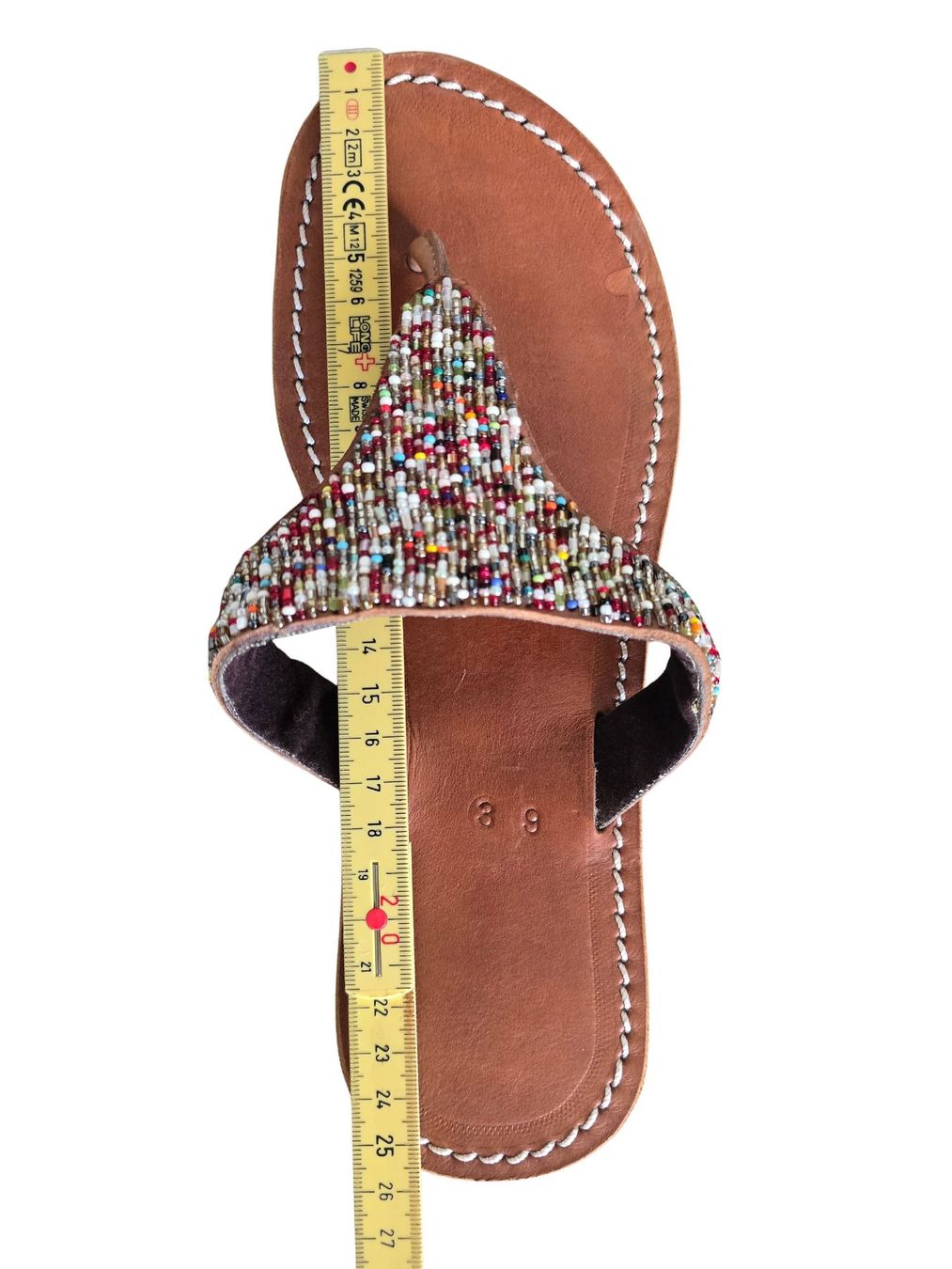 Chaussures femmes: Handgemachte Leder-Sandalen - Multicolor  39 – Neuf avec emballage d'origine à Brione s. Minusio par Littleninja 3