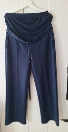 Umstands-Stoffhose in dunkelblau