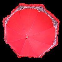 ❤️🍫Lindt-Lindor Regenschirm mit Rüschen – Retro-Sweet!🍫❤️