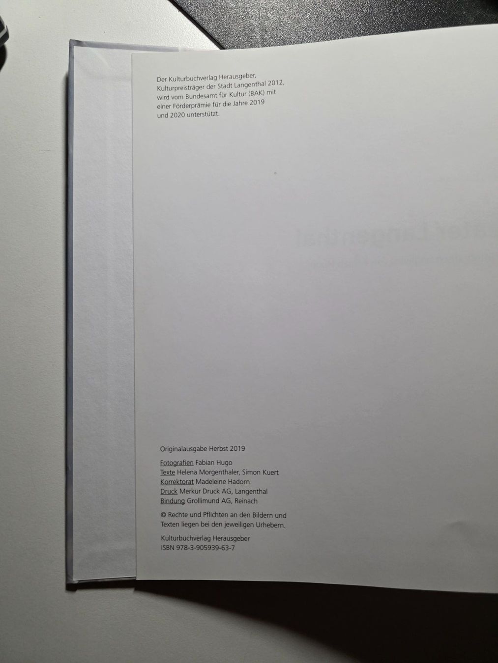 Libri: Stadttheater Langenthal Sanierung 2017 - von 2019 – Nuovo (secondo la descrizione) da Walterswil BE venduto da Lonitti 7