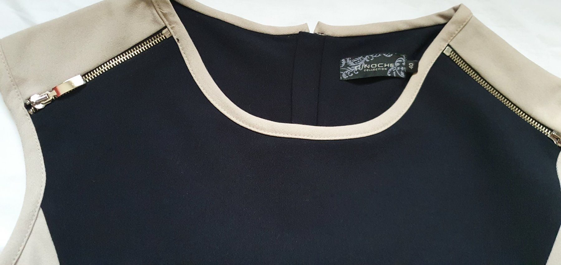 Vestiti: Robe courte bleu marine beige 38 – Nuovo (secondo la descrizione) da Prilly venduto da RoDyRe 2