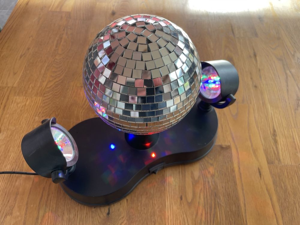 Mini-Disco-Kugel mit Lichteffekten, super für die Party 🎉 (Gebraucht ...