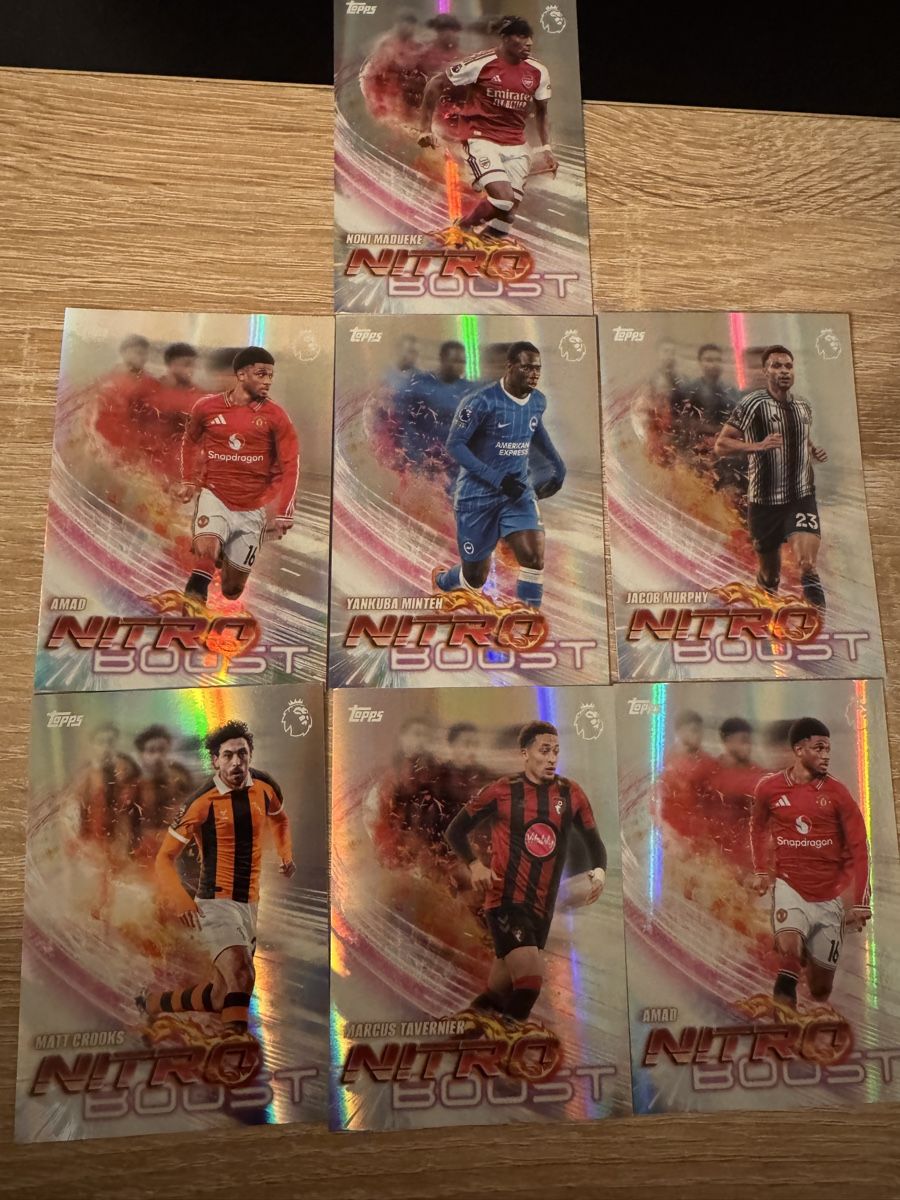 Topps Sammelbilder & Trading cards: Topps Premier League Nitro Boost 7 Stück – Neu (gemäss Beschreibung) aus St. Moritz von PauloM98