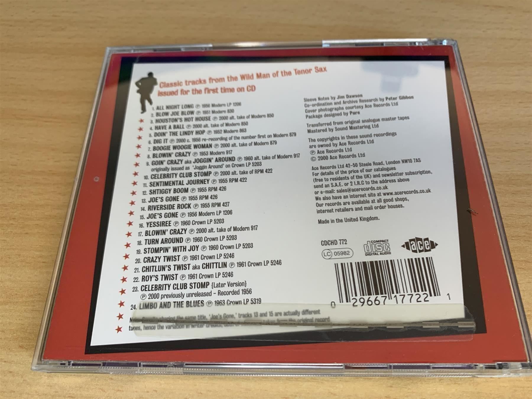 CDs: Joe Houston – Blows Crazy! – D'occasion à Rikon im Tösstal par Alpenmutz 1
