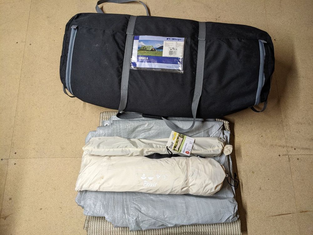 Familienzelt Berger Sirius 6 (6x Personen) inkl. Zubehör 4