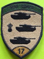 Panzer Abzeichen Badge Panzer  Bat 17 stab Gold Klett Orig