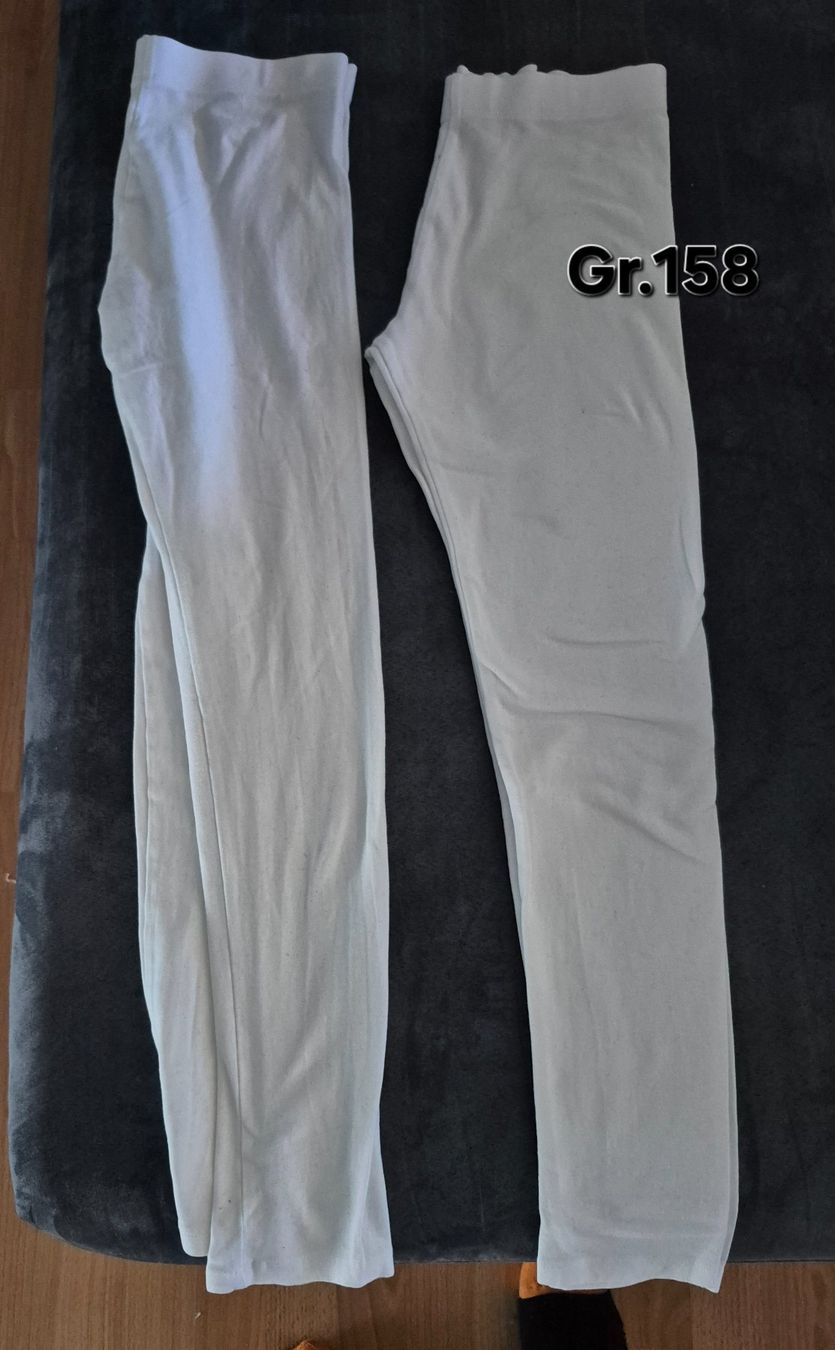 Strümpfe & Strumpfhosen: Leggins Weiss Gr.158 – Gebraucht aus Samstagern von 79mace21