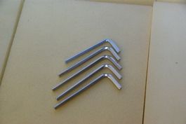 5x Sechskantschlüssel - 4 mm
