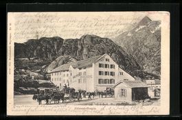 AK Guttangen, Hotel Grimsel Hospiz, 1902