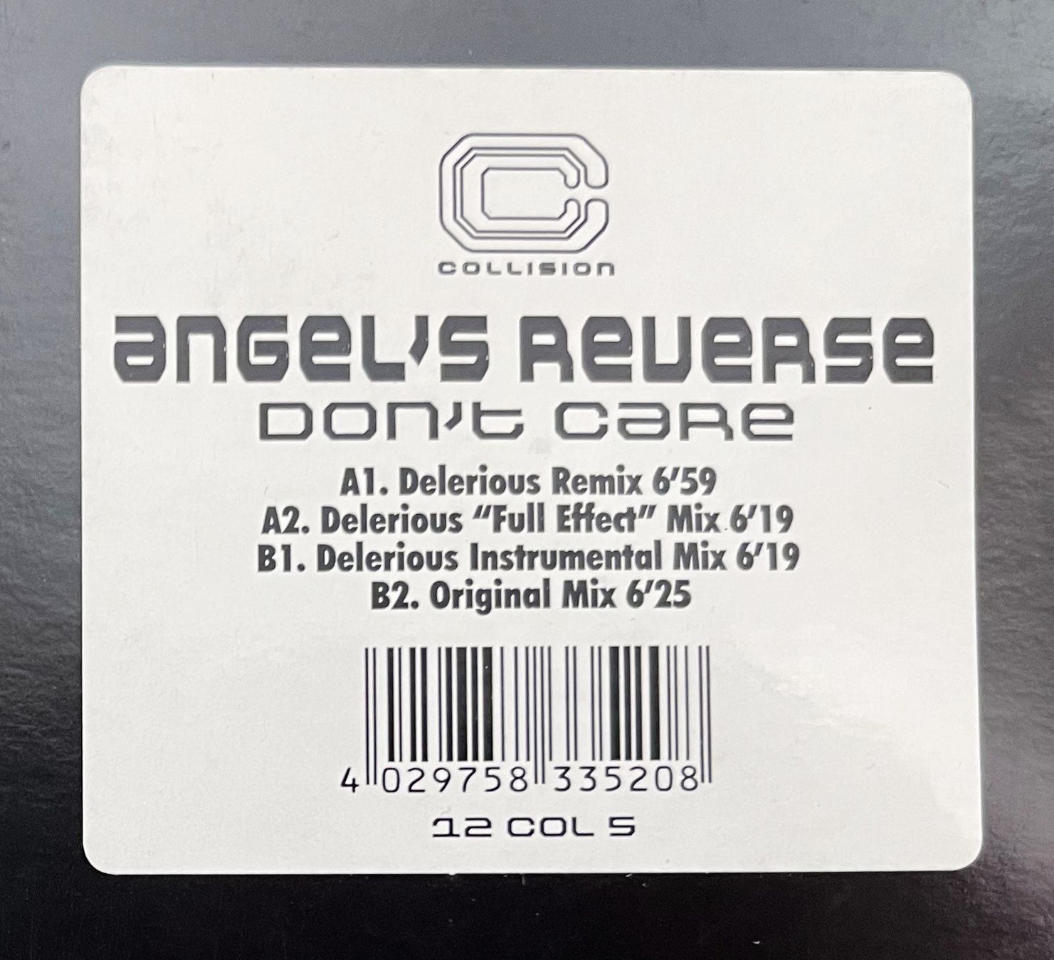 Schallplatten: Angel's Reverse – Don't Care - Vinyl – Gebraucht aus Oftringen von Vucki 3