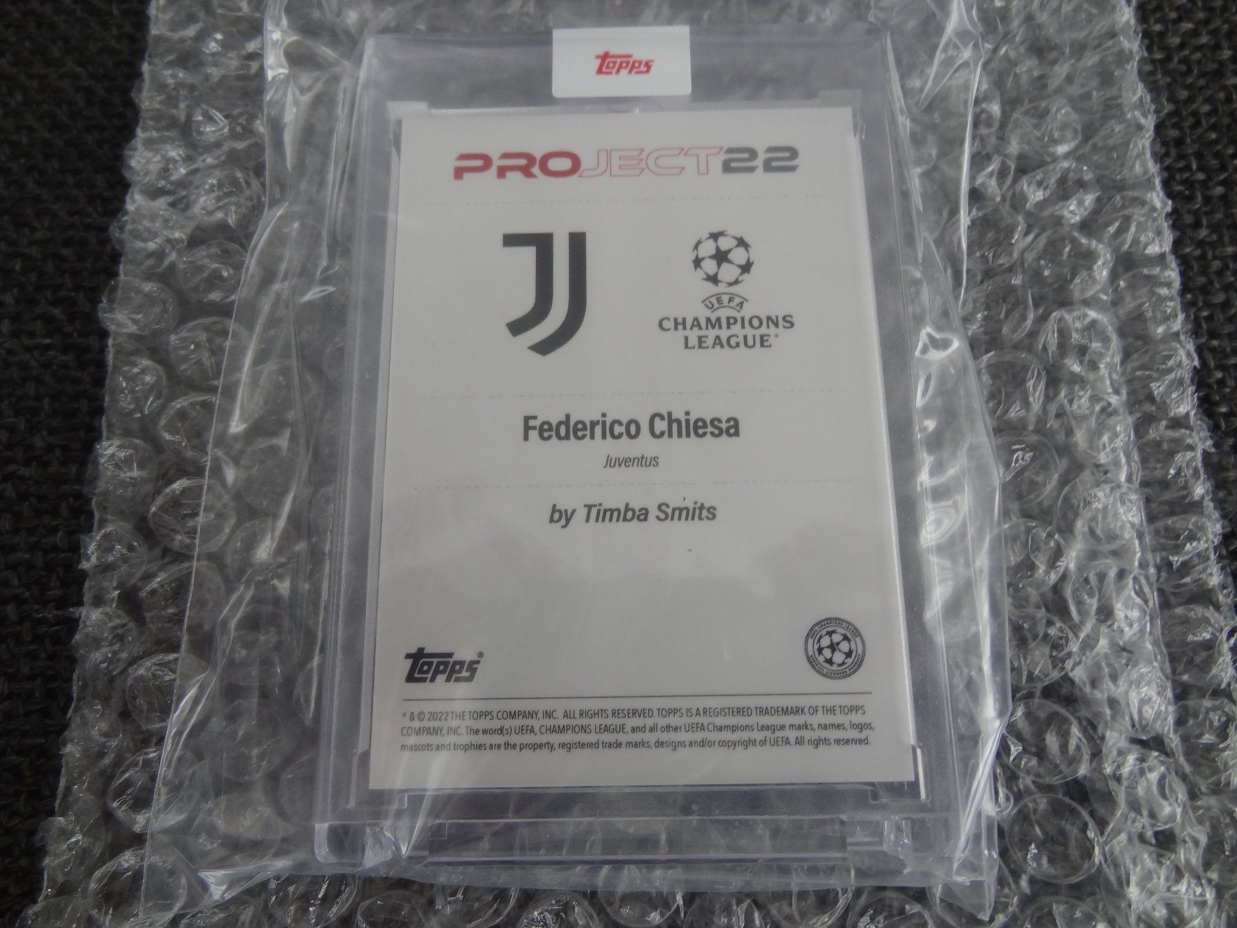 Topps Carte collezionabili: topps Project 22 Chiesa Juventus Trading Card – Nuovo e nell'imballaggio originale da Lyss venduto da Famicom 1