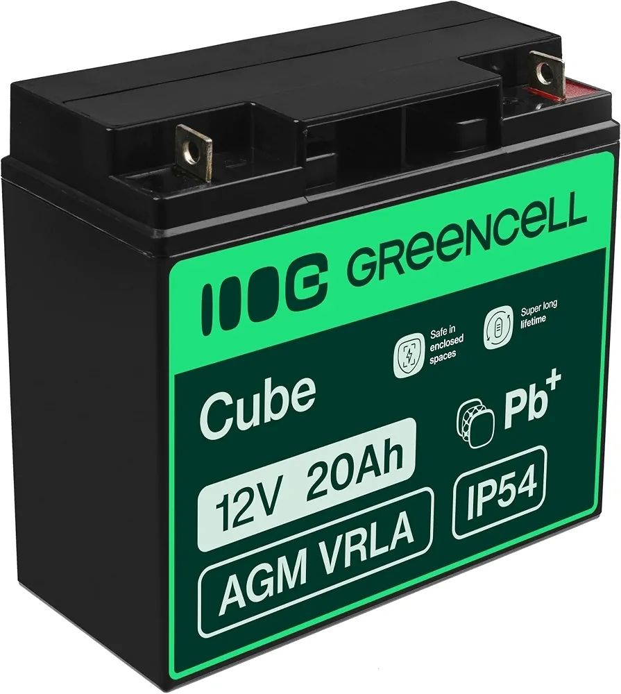 Caricatori & Batterie: Batterie Greencell 12V 20Ah – Nuovo e nell'imballaggio originale da Courtemaîche venduto da bat_dq9w