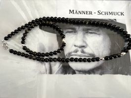 Schmuck für den Herrn. Halskette, Armband -Goldobsidian