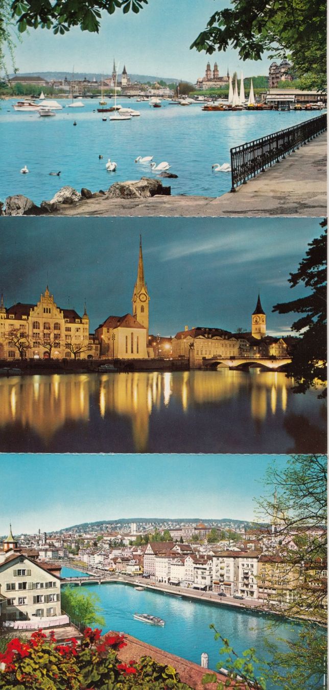 Ansichtskarten: Zürich Leporello ca. 1960 – Gebraucht aus Bürglen TG von StampGraf 2