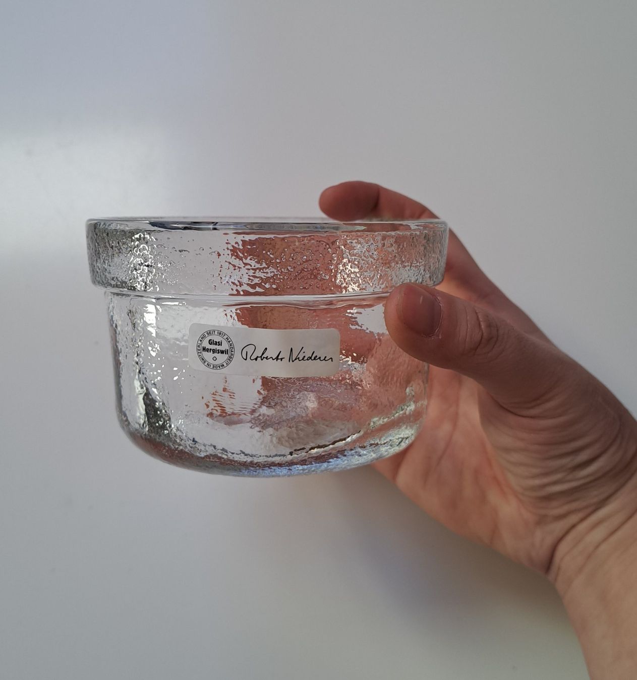 Glasi Hergiswil Bicchieri: Schale/Kerzenglas - Hergiswiler Glas – Usato da Horw venduto da tan_5chx