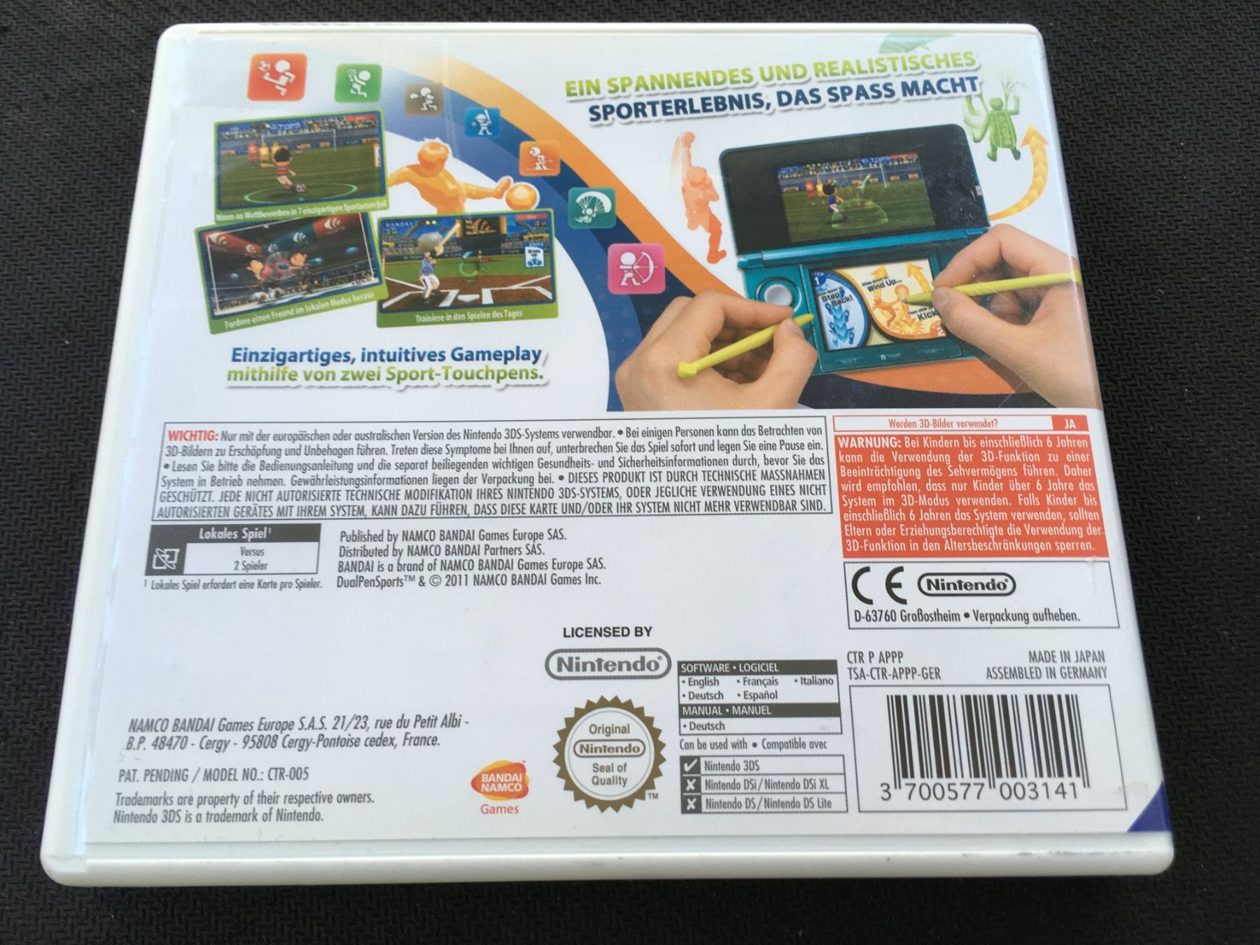 Nintendo Giochi: DualPen Sports - Nintendo 3ds – Usato da St.Gallen venduto da sjosjo 1