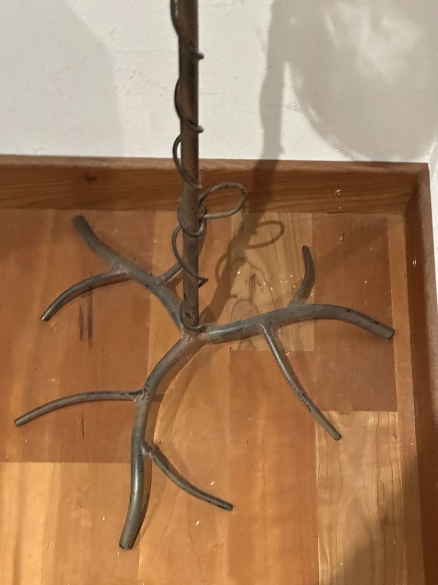 Portacandele: Exklusiver Kerzenständer Messing/Glas antik Blumen-/Baumform – Usato da Ebnat-Kappel venduto da BoutiqueBijoux 4