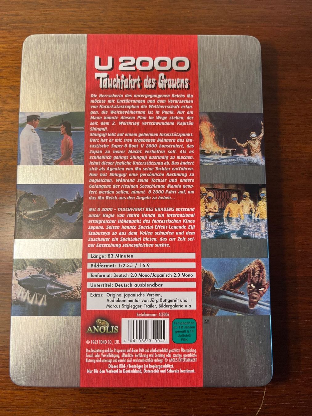 Tutti i DVDs: DVD - U 2000 Tauchfahrt des Grauens, Metal-Pack – Usato da Luzern venduto da Jiggy_8898 2