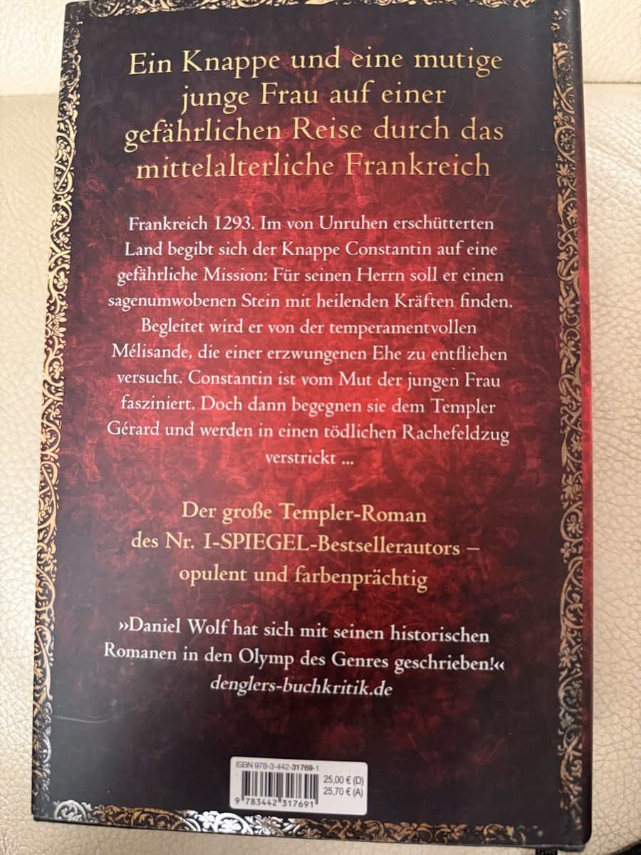 Bücher: Die Templer, Rose & Kreuz von Daniel Wolf, Goldmann – Gebraucht aus Thalwil von Easyprofit 1
