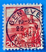 Nr.215 Landschaftsbilder Stempel  Geneve   
