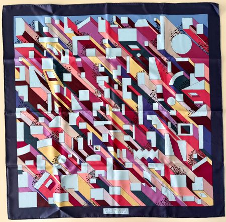 Superbe foulard HERMES-Paris "On a summer day" 2017 + box