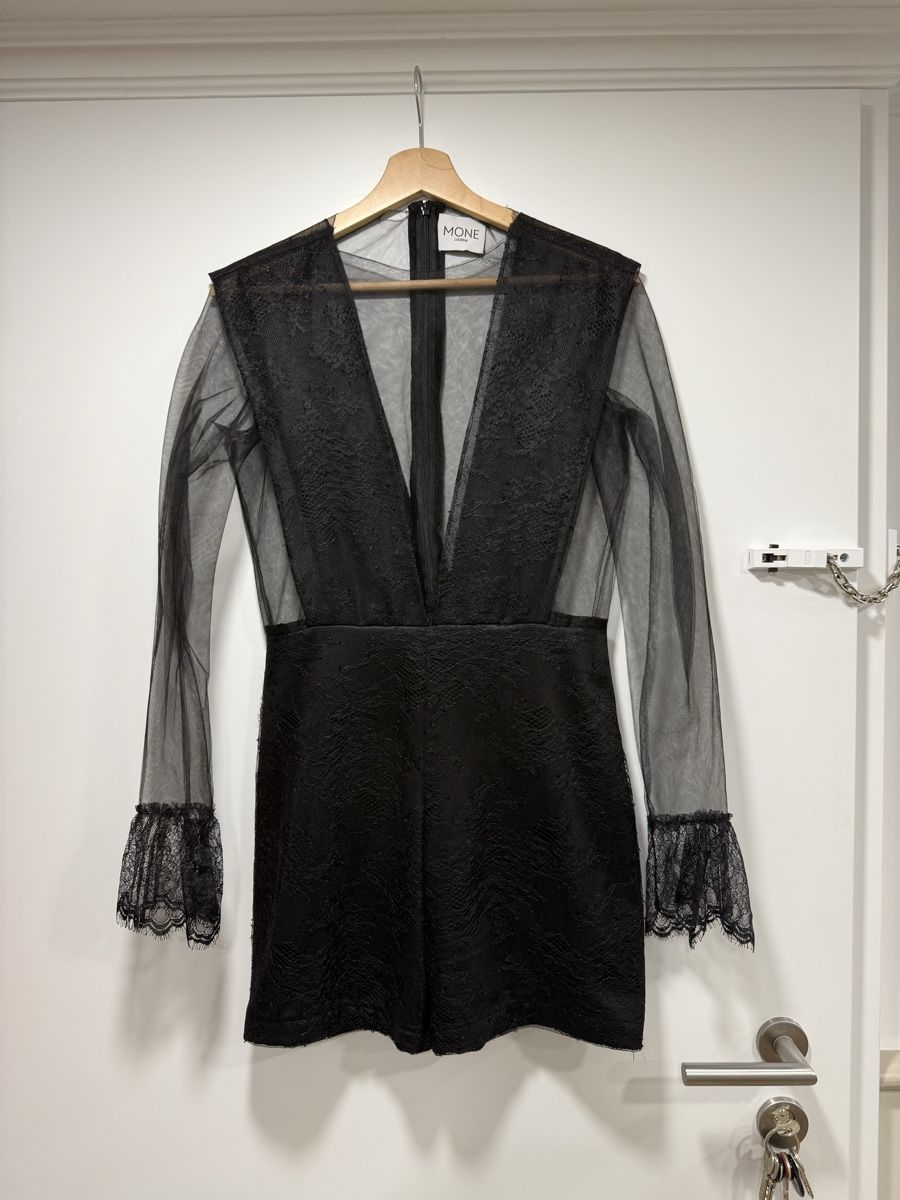 Tute: MONE Lucerne Black Lace Jumpsuit - 34/36 – Usato da St. Gallen venduto da kka_l9wg