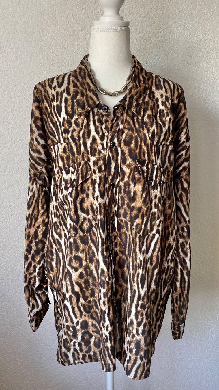 Camicette: R13 Oversized-Bluse aus Viskose Grösse L – Usato da Oberwil BL venduto da Leni-Mischi