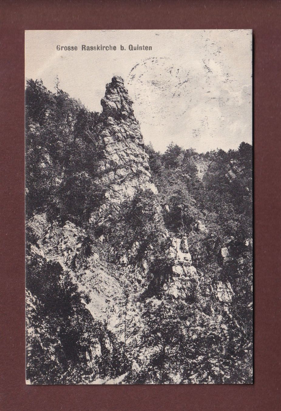 Ansichtskarten: Grosse Rasskirche bei QUINTEN - 1912 – Gebraucht aus Pully von nicecards-shop