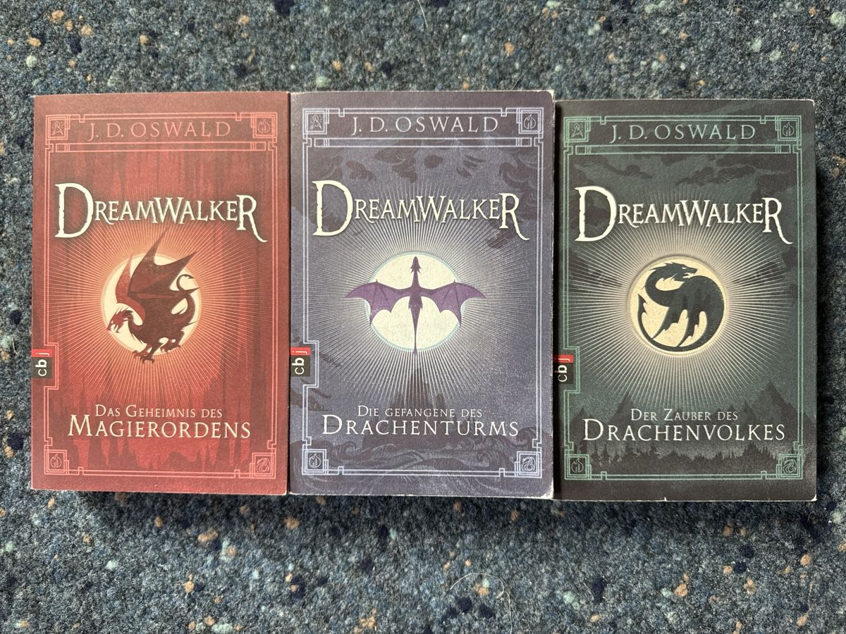 Libri: J.D. Oswald DreamWalker 3er Set – Usato da Cham venduto da matap1 1