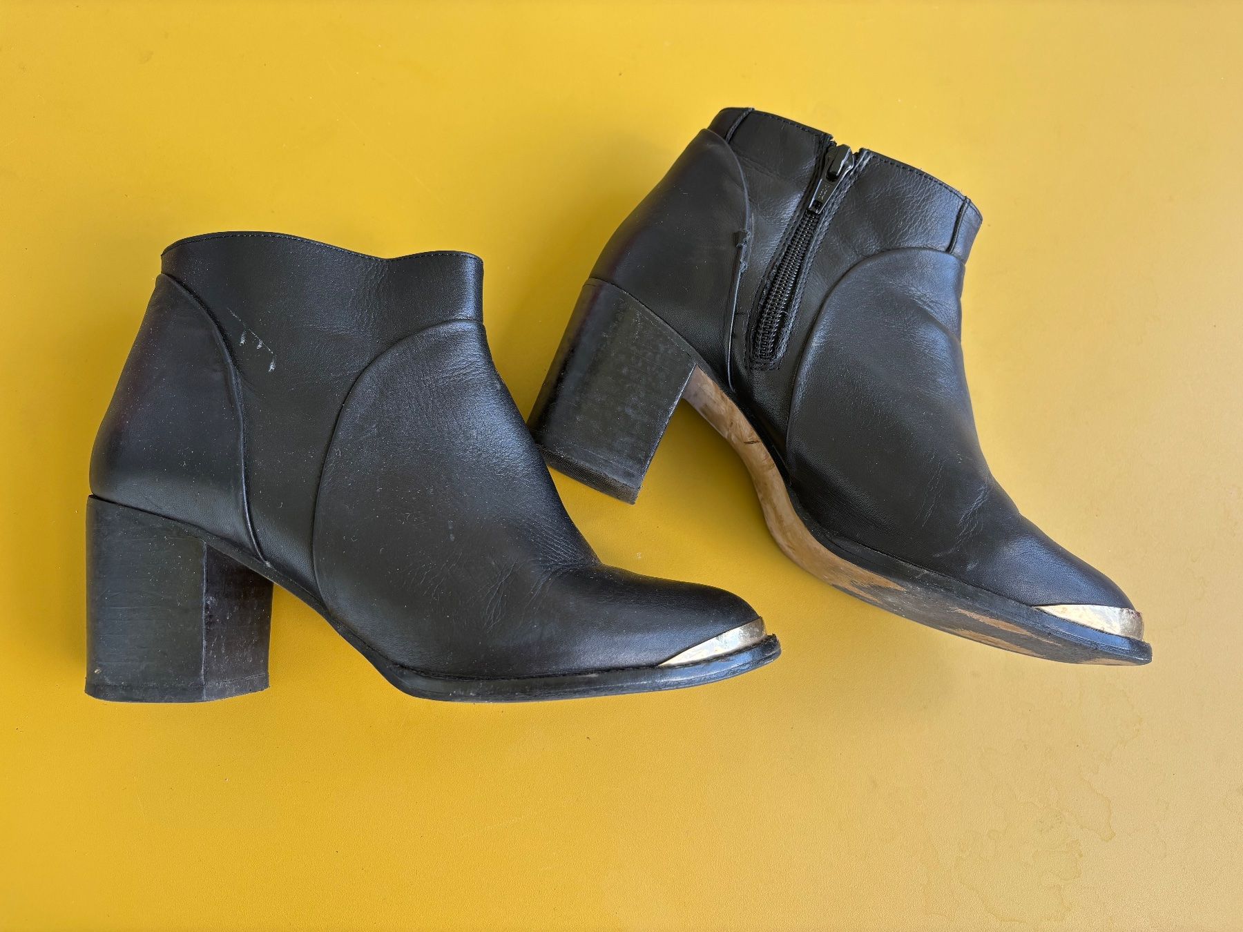 Damenschuhe: ZIGN schwarze Leder-Stiefeletten Gr. 36 – Gebraucht aus Zürich von missmodernage 3