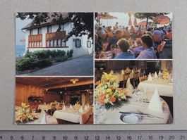 Erlenbach, Restaurant Pflugstein, 1993, Werbe Faltkarte