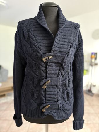 Cardigan St.diego  blu lana misto taglia L usato