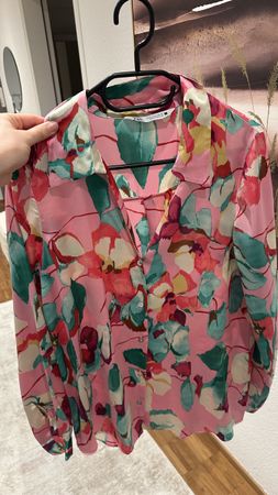 Zara Hemd, Gr. S Sommerbluse, Pink/Blumen, Top Zustand!