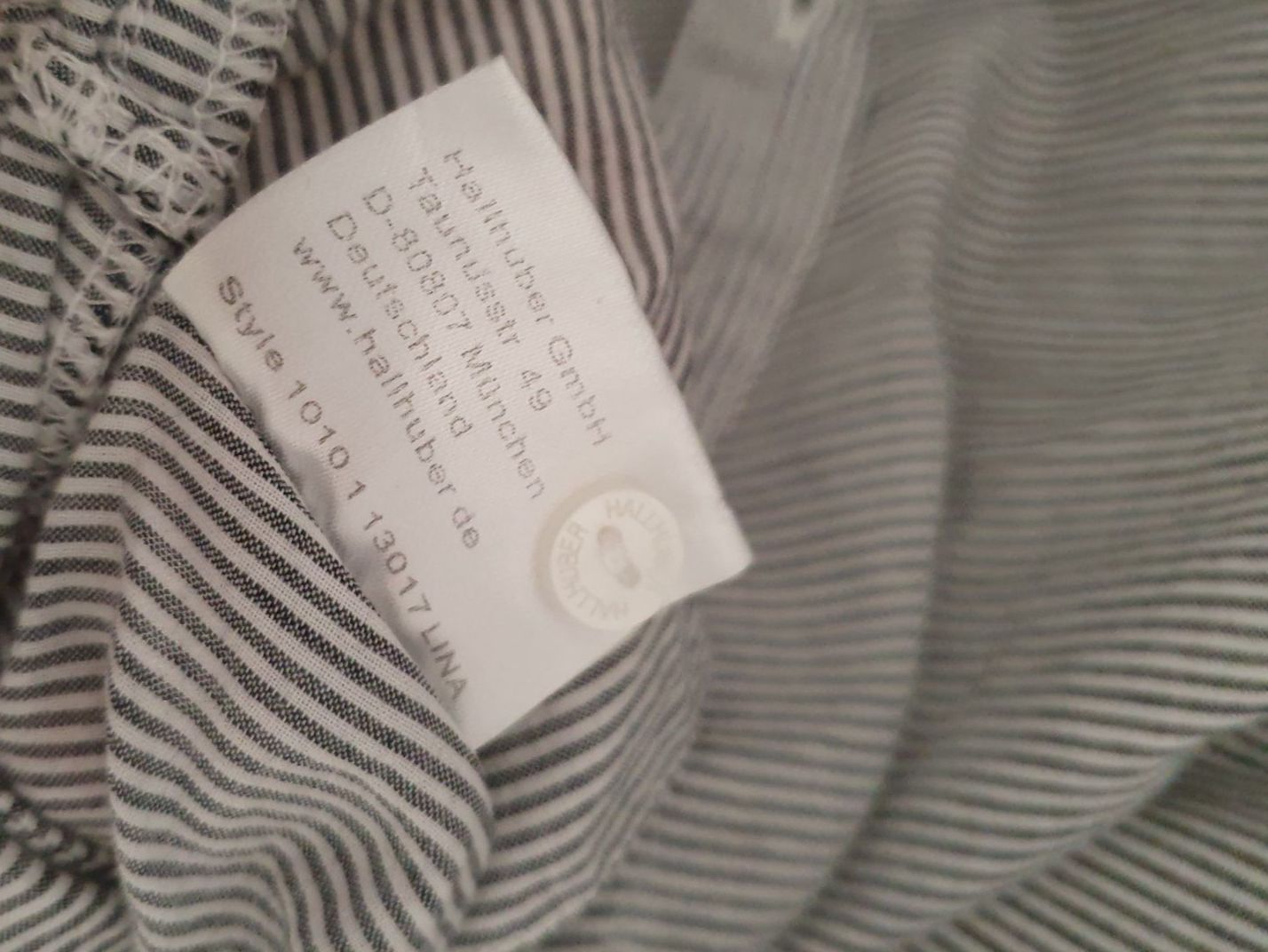 Hallhuber Camicette: Raffiniertes HALLHUBER Hemd mit Spitze, 100% Baumwolle, Gr36 – Usato da Zürich venduto da natalos 5