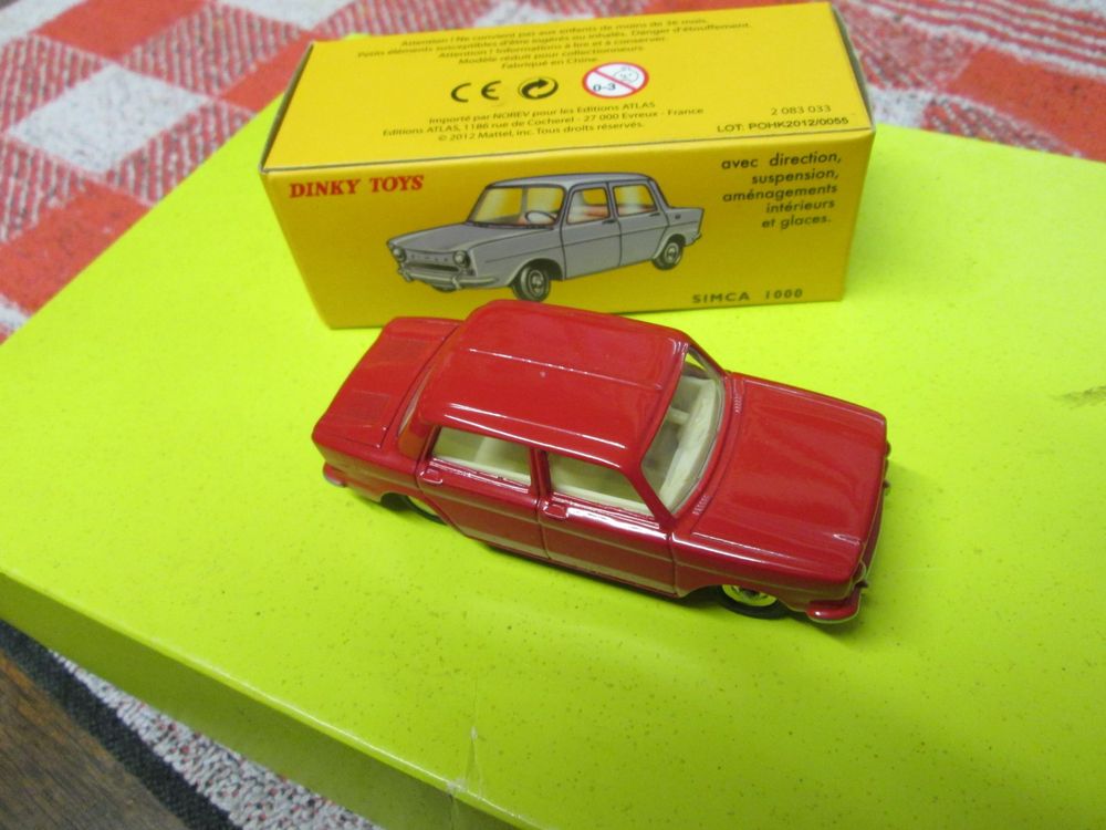 Atlas Sica 1000 Rallye 2 Prototype 1975 - Couleur Verte avec Capot Noir Dinky Toys (ref 520