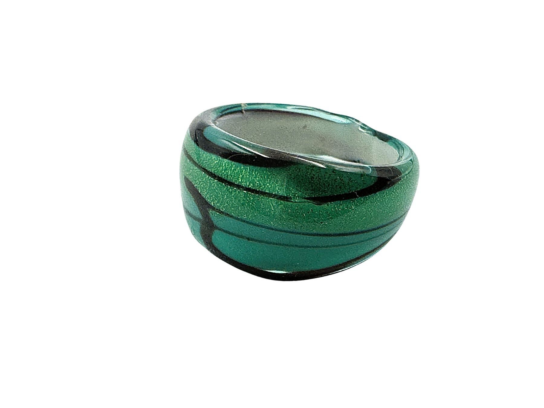 Murano Anelli: Ring Murano Glas G 56 Breite 12mm – Nuovo e nell'imballaggio originale da Oberkulm venduto da Murano-Schmuck 1