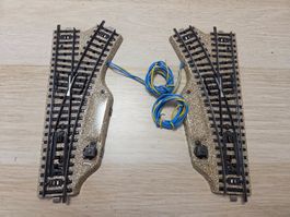 Märklin 5118 + 5119 weichenpaar M H0 (2)