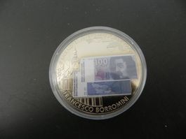Medaille Währung Schweiz Banknote 100 Franken 2000