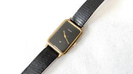Grande montre mécanique vintage en argent Heno