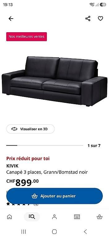 Divani: Canapé Kivik ikea – Usato da Billens venduto da nad_rw9f