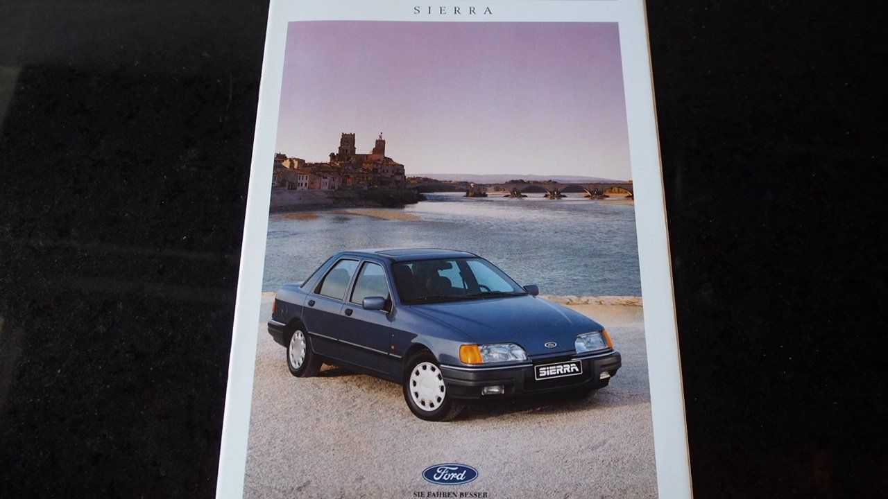 Ford Documenti: Ford Sierra Prospekt 6.1989 – Usato da Zofingen venduto da sosalinos01