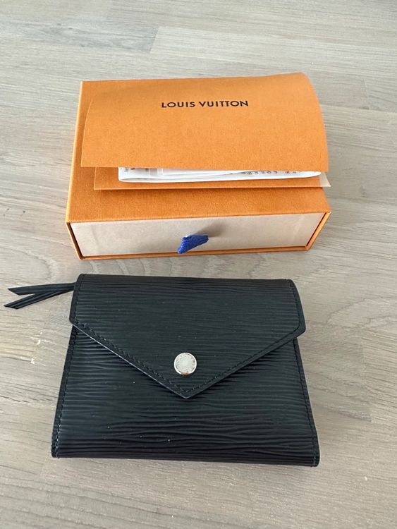 Louis Vuitton Geldbörse Victorine Epi Leder Noir schwarz