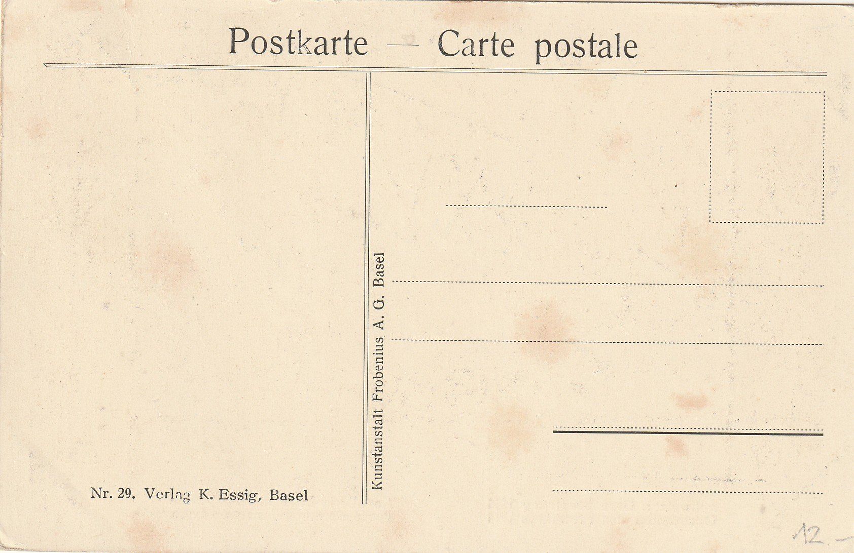 Cartoline postali: Grenzbesetzung 1914 mit Auto – Usato da Rorschacherberg venduto da fratovi2 1