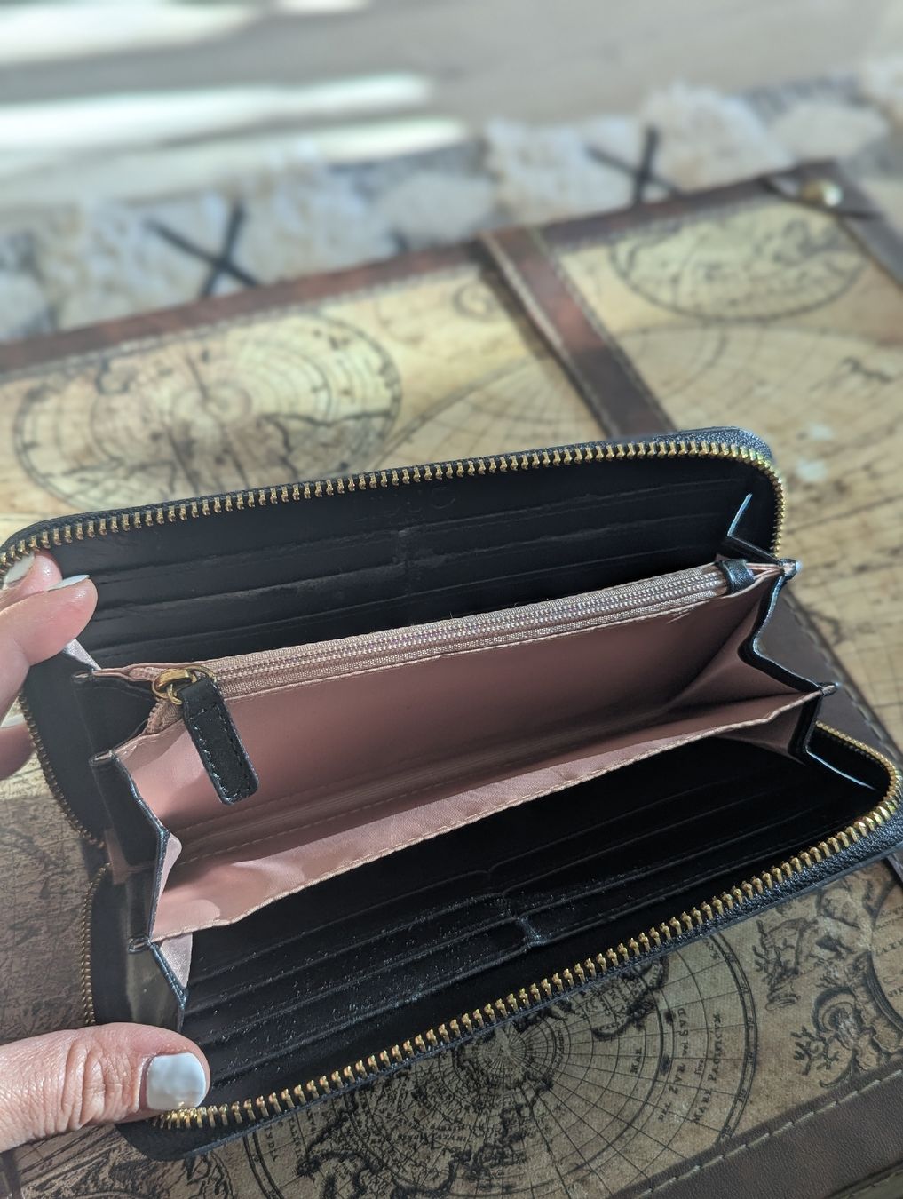 Liu Jo Portamonete: Liu Jo Wallet, Black Leather – Usato da Schlieren venduto da maseam 3