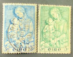 Ireland Stamp - 1954 Maria Year, 3 and 5 pence