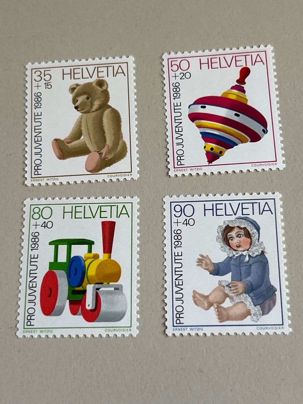 Tutti i francobolli: Briefmarke - Schweiz - Pro Juventute 1986 - postfrisch – Nuovo (secondo la descrizione) da Villnachern venduto da RicardoMary
