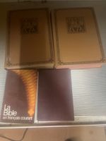Lot de 4 livres La Bible en français bon état