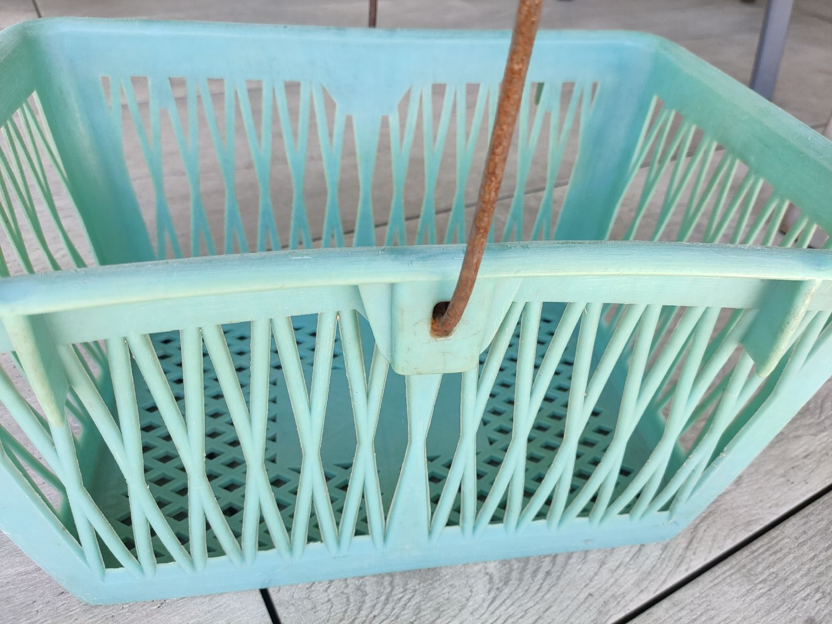 Altro in Antiquarato & Arte: Vintage Einkaufskorb Plastik Mintgrün mit Griff – Usato da Gipf-Oberfrick venduto da minini 2