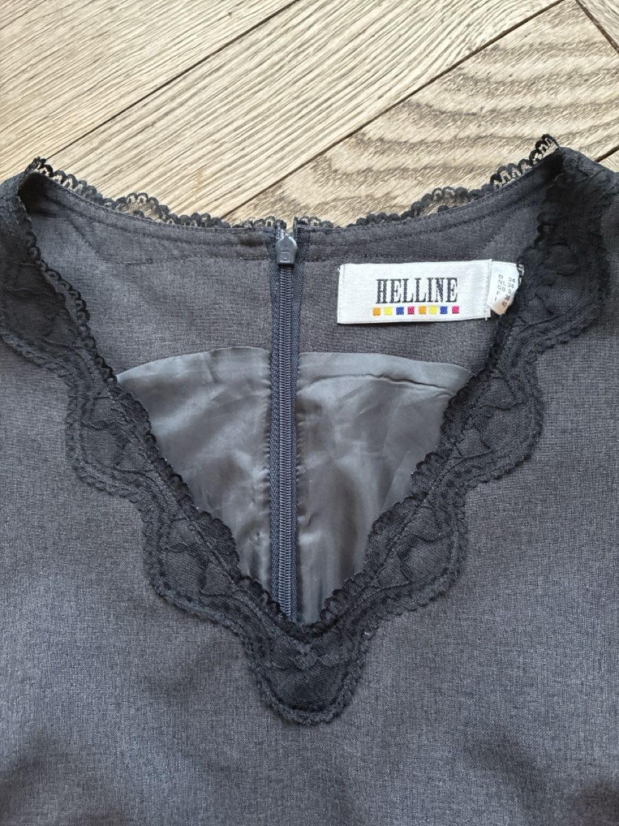 Vestiti: Helline Kleid, Gr. 34, Grau mit Spitze, Elegant! – Usato da Zürich venduto da Dsire 3