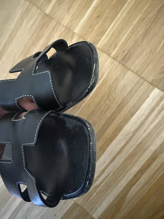 Scarpe da donna: Hermes ORAN Schwarz – Usato da Menzingen venduto da ath_2byd 2